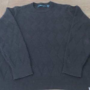 Perry Ellis Sweater in Black - size XL - Soft due to Cotton Blend